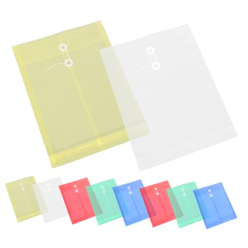 Angoily 10Stücke Transparente PP Dokumentenmappe Wasserdichter Belegorganizer mit Kordelverschluss für Büro Schule und Zuhause Transparente Aufbewahrung für Dokumente Fotos Angoily 10Stücke Transparente PP Dokumentenmappe Wasserdichter Belegorganizer mit Kordelverschluss für Büro Schule und Zuhause Transparente Aufbewahrung für Dokumente Fotos von Angoily
