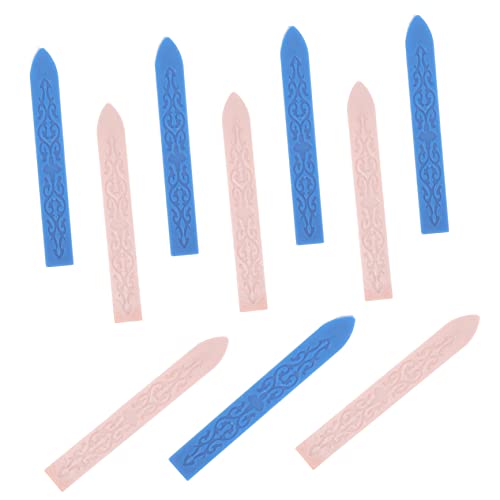 Angoily 10Stücke Wachssiegelwachs Sticks Umweltfreundliche Wachsstangen Für DIY Stempel Vintage Siegelwachs Für Einladungen Und Karten Angoily 10Stücke Wachssiegelwachs Sticks Umweltfreundliche Wachsstangen Für DIY Stempel Vintage Siegelwachs Für Einladungen Und Karten von Angoily