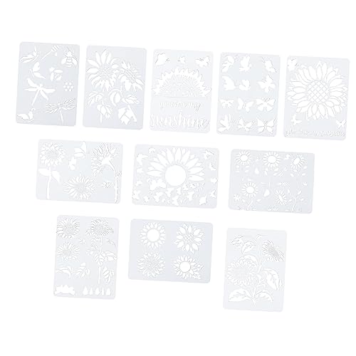 Angoily 11 Stück Teiliges Schablonen für Kreative und Sprayprojekte Diy Malvorlagen für Wände für Erwachsene Fantasie und Kreativität von Angoily