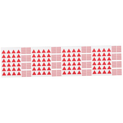 Angoily 1152 Stck. Teiliges Rotes Dreieck Label Sticker Selbstklebend Papiermaterial Leicht Abziehbar Vielseitig Einsetzbar für Büro Schule und Zuhause zum Beschriften und Markieren Angoily 1152 Stck. Teiliges Rotes Dreieck Label Sticker Selbstklebend Papiermaterial Leicht Abziehbar Vielseitig Einsetzbar für Büro Schule und Zuhause zum Beschriften und Markieren von Angoily