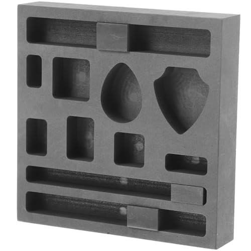 Angoily 11Löcher Graphitform für Metallguss Gießform für Gold und Silber Präzise Bearbeitung Einfach der Handhabung Langlebiges Graphitmaterial für Metallveredelung Angoily 11Löcher Graphitform für Metallguss Gießform für Gold und Silber Präzise Bearbeitung Einfach der Handhabung Langlebiges Graphitmaterial für Metallveredelung von Angoily