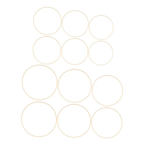 Angoily 12 Ringe Für Basteldekoration Party Garten Makramee Blumenreifen Ring Hängereifen Kranz Handschlüssel Hochzeit Blumenreifen Kranz Kränze Blumenreifen Mittelstück von Angoily