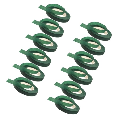 Angoily 12 Rollen Blumenstraußverpackungsband Blumenklebeband Blumensträuße Drinnen Anordnung Blumen Klebeband Strauß Band Weiß Jumbo Blumenband Klebrig Florist Dunkelgrün Krepp-papier Angoily 12 Rollen Blumenstraußverpackungsband Blumenklebeband Blumensträuße Drinnen Anordnung Blumen Klebeband Strauß Band Weiß Jumbo Blumenband Klebrig Florist Dunkelgrün Krepp-papier von Angoily