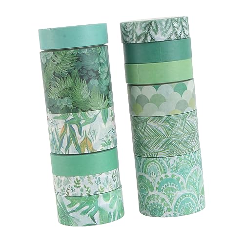 Angoily 12 Rollen Kreative Klebebänder für Scrapbooking Diy Bastelbedarf Verschiedene Muster Selbstklebend Leicht Abreißbar ohne Kleberückstände für Papierprojekte und Dekoration Angoily 12 Rollen Kreative Klebebänder für Scrapbooking Diy Bastelbedarf Verschiedene Muster Selbstklebend Leicht Abreißbar ohne Kleberückstände für Papierprojekte und Dekoration von Angoily