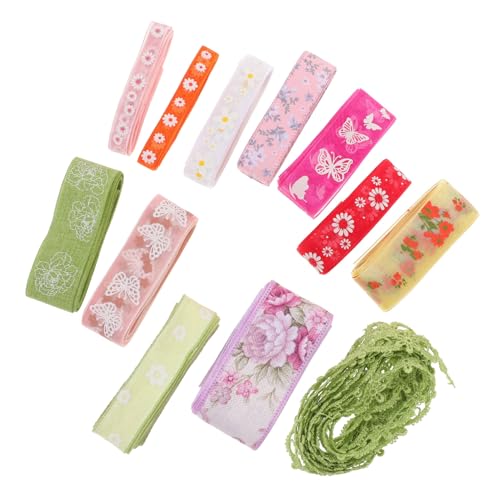 Angoily 12 Rollen Multi Funktionales Geschenkband mit Blumenmuster Zuschneidbar für DIY Handwerksprojekte Bastelarbeiten und Geschenkverpackungen für Feste und Dekorationen Angoily 12 Rollen Multi Funktionales Geschenkband mit Blumenmuster Zuschneidbar für DIY Handwerksprojekte Bastelarbeiten und Geschenkverpackungen für Feste und Dekorationen von Angoily