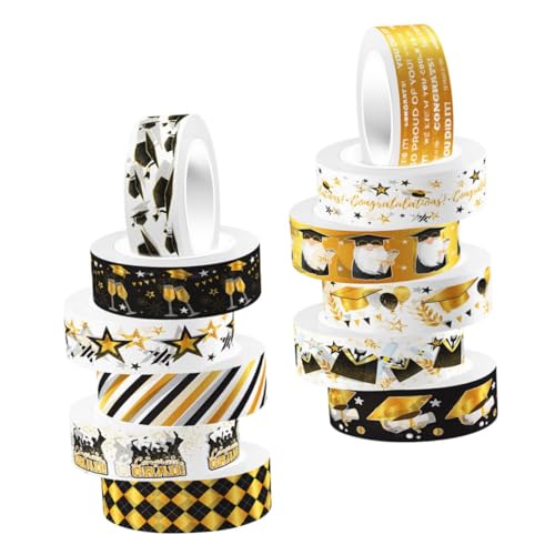 Angoily 12 Rollen Washi-Tape Bußgeld Dekoration Klebeband breit Scrapbook-Kit Handwerk Papier farbig Washi -Bänder Aufkleber zum Basteln Handbuch Dekore Washi Tape Scrapbook- Angoily 12 Rollen Washi-Tape Bußgeld Dekoration Klebeband breit Scrapbook-Kit Handwerk Papier farbig Washi -Bänder Aufkleber zum Basteln Handbuch Dekore Washi Tape Scrapbook- von Angoily