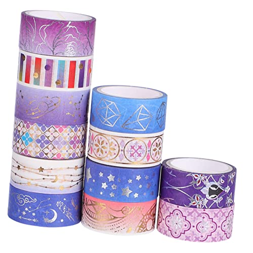 Angoily 12 Rollen Washi Tape Dekoratives Klebeband für DIY Bastelarbeiten Scrapbooking Geschenkverpackung Sicherem Leicht Abziehbar für Projekte und Journals Angoily 12 Rollen Washi Tape Dekoratives Klebeband für DIY Bastelarbeiten Scrapbooking Geschenkverpackung Sicherem Leicht Abziehbar für Projekte und Journals von Angoily