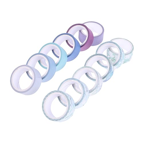 Angoily 12 Rollen Washi Tape Set Dekoratives Klebeband für Diy Projekte Scrapbooking Journal und Geschenkverpackung und Farbenfroh Angoily 12 Rollen Washi Tape Set Dekoratives Klebeband für Diy Projekte Scrapbooking Journal und Geschenkverpackung und Farbenfroh von Angoily