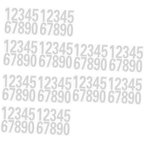 Angoily 12 Sätze Reflektierende Nummernaufkleber Selbstklebende Digitalsymbole für Briefkasten Türen Fenster Wetterfest für Hausnummern Angoily 12 Sätze Reflektierende Nummernaufkleber Selbstklebende Digitalsymbole für Briefkasten Türen Fenster Wetterfest für Hausnummern von Angoily
