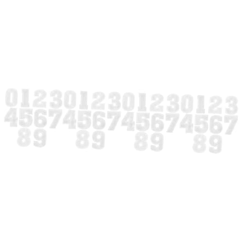 Angoily 12 Sets Digital Patch Dekoration Trikots Nummer Patches Dekorative Hemden Hochzeit Frauen Gäste Stickerei Aufnäher Applikation Zahlen Fußball Nummer Applikation Twill Stoff Weiß Angoily 12 Sets Digital Patch Dekoration Trikots Nummer Patches Dekorative Hemden Hochzeit Frauen Gäste Stickerei Aufnäher Applikation Zahlen Fußball Nummer Applikation Twill Stoff Weiß von Angoily