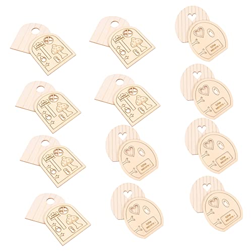 Angoily 12 Sets Mit 24 Ornamenten Für Das Home Office Winzige Mini Und Große Bastelarbeiten Unvollendete Vorgebohrte Ausschnitte Ornamente Dekorationsset Klingel Einzigartige Angoily 12 Sets Mit 24 Ornamenten Für Das Home Office Winzige Mini Und Große Bastelarbeiten Unvollendete Vorgebohrte Ausschnitte Ornamente Dekorationsset Klingel Einzigartige von Angoily