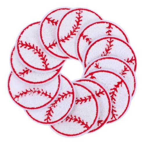 Angoily 12 Stück Baseball -Stoffetiketten Sport Bügelflicken zarte Baseball-Patches Fellflecken für den täglichen Gebrauch austauschbare Fellflecken Handtuchstickerei Angoily 12 Stück Baseball -Stoffetiketten Sport Bügelflicken zarte Baseball-Patches Fellflecken für den täglichen Gebrauch austauschbare Fellflecken Handtuchstickerei von Angoily