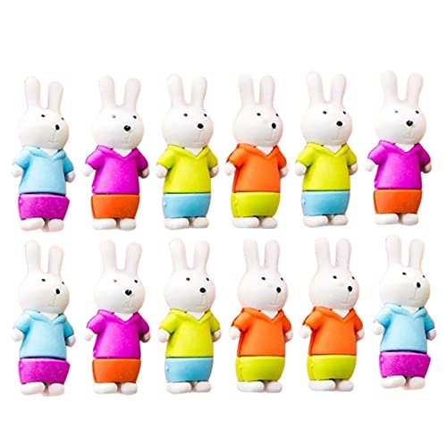 Angoily 12 Stück Cartoon-Tier-Radiergummi lustig Schule Mini-Radierer Fun Eraser für klein Form Radiergummis für Künstler ästhetische Radiergummis süße Schulsachen Zufällige Farbe Angoily 12 Stück Cartoon-Tier-Radiergummi lustig Schule Mini-Radierer Fun Eraser für klein Form Radiergummis für Künstler ästhetische Radiergummis süße Schulsachen Zufällige Farbe von Angoily