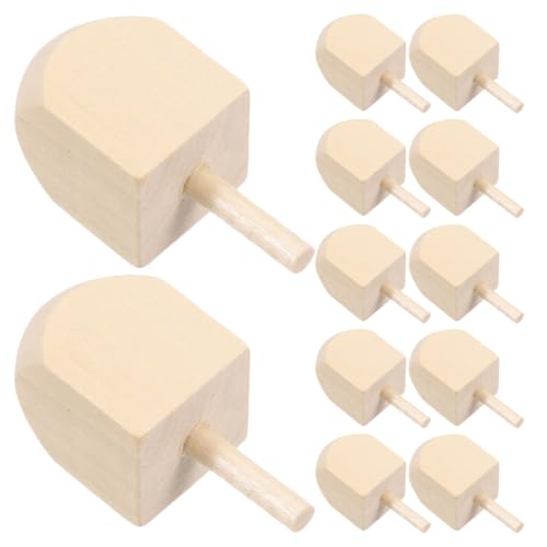 Angoily 12 Stück DIY Chanukka-dreidels: Unfertige Für Kinder – Handgefertigtes Bastelspielzeug Für Chanukka – Blanko-dreidels Holz, Bastelzubehör Angoily 12 Stück DIY Chanukka-dreidels: Unfertige Für Kinder – Handgefertigtes Bastelspielzeug Für Chanukka – Blanko-dreidels Holz, Bastelzubehör von Angoily