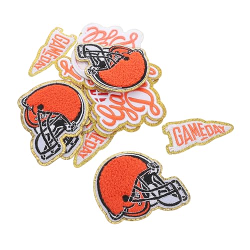 Angoily 12 Stück Dekorativer Rugby-Aufnäher Flicken aufbügeln kleine Flicken zum Aufbügeln Hutflecken Applique Patches Sportflicken zum Aufbügeln Fußballflicken zum aufbügeln Stoff Orange Angoily 12 Stück Dekorativer Rugby-Aufnäher Flicken aufbügeln kleine Flicken zum Aufbügeln Hutflecken Applique Patches Sportflicken zum Aufbügeln Fußballflicken zum aufbügeln Stoff Orange von Angoily