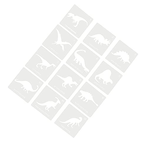 Angoily 12 Stück Dinosaurier-zeichnungsvorlage Wände Tiere Dinosaurier-schablone Tierschablonen Hohl Malerei Große Schablonen Extra Diy Bemalte Werkzeuge Weiß Plastik Angoily 12 Stück Dinosaurier-zeichnungsvorlage Wände Tiere Dinosaurier-schablone Tierschablonen Hohl Malerei Große Schablonen Extra Diy Bemalte Werkzeuge Weiß Plastik von Angoily