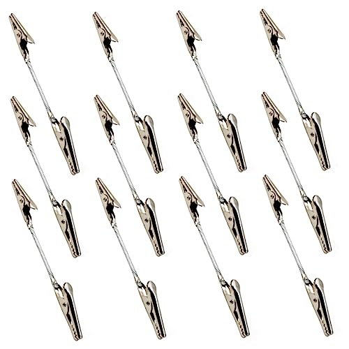 Angoily 12 Stück Doppelseitige Krokodilklemmen aus Metall Robuste DIY Notizhalter und Fotoclips Kompakte Leichte Alligator Clips für Vielseitige Bastel und Dekorationszwecke Angoily 12 Stück Doppelseitige Krokodilklemmen aus Metall Robuste DIY Notizhalter und Fotoclips Kompakte Leichte Alligator Clips für Vielseitige Bastel und Dekorationszwecke von Angoily