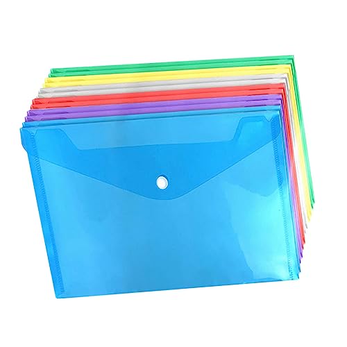 Angoily 12 Stück Farbenfrohe Dateibeutel Büro Inhaber Ordner Dateien Papier dokumentieren Dokumenttasche Dokumentorganisator Dateiorganisator klarer Dokumentenhalter pp Angoily 12 Stück Farbenfrohe Dateibeutel Büro Inhaber Ordner Dateien Papier dokumentieren Dokumenttasche Dokumentorganisator Dateiorganisator klarer Dokumentenhalter pp von Angoily