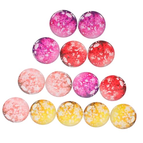Angoily 12 Stück Glasfleckschmuck graceling vielzweckleiter werkzeug für schmuckherstellung schlüsselkette bastelzeug Edelstein Halskette Hotfix drinnen flache Glasmurmeln Schmuckaufnäher Angoily 12 Stück Glasfleckschmuck graceling vielzweckleiter werkzeug für schmuckherstellung schlüsselkette bastelzeug Edelstein Halskette Hotfix drinnen flache Glasmurmeln Schmuckaufnäher von Angoily