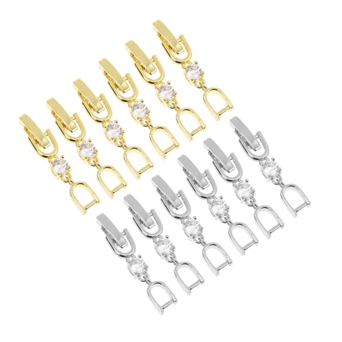 Angoily 12 Stück Kettenverlängerung Verlängerungsketten Ersatz Armbandverlängerungen Extender verlängerung für armband schmuck set Armbänder liefert Fußkettchen Schnallen Strasssteine Angoily 12 Stück Kettenverlängerung Verlängerungsketten Ersatz Armbandverlängerungen Extender verlängerung für armband schmuck set Armbänder liefert Fußkettchen Schnallen Strasssteine von Angoily