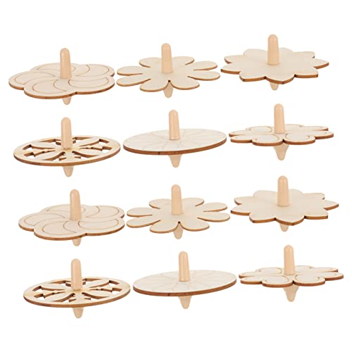 Angoily 12 Stück Kreiselspielzeug aus Holz Gyroskop lustiger Kinderkreisel Bunte Tops Gyro- tragbares Kreiselspielzeug Plastik Light Brown Angoily 12 Stück Kreiselspielzeug aus Holz Gyroskop lustiger Kinderkreisel Bunte Tops Gyro- tragbares Kreiselspielzeug Plastik Light Brown von Angoily