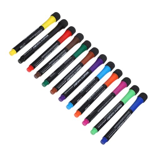 Angoily 12 Stück Magnetischer Whiteboard-stift Malen Pastell Löschbar Whiteboard-marker Trocken Abwischbar Weiß Farbig Farbe Tipp Bretter Magnetische Markierungen Abs Angoily 12 Stück Magnetischer Whiteboard-stift Malen Pastell Löschbar Whiteboard-marker Trocken Abwischbar Weiß Farbig Farbe Tipp Bretter Magnetische Markierungen Abs von Angoily