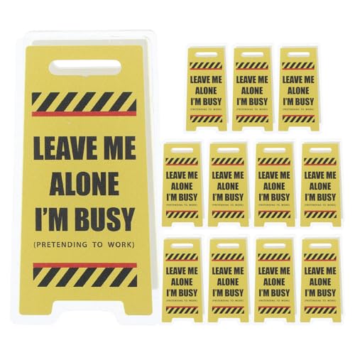 Angoily 12 Stück Mini-Notizhalter aus Acryl mit Clips zum Aufhängen an der Schreibtischplatte. Lustige Warnschilder „Leave Me Alone“ für Kollegen, Manager, Führungskräfte, niedliches Zubehör zur Angoily 12 Stück Mini-Notizhalter aus Acryl mit Clips zum Aufhängen an der Schreibtischplatte. Lustige Warnschilder „Leave Me Alone“ für Kollegen, Manager, Führungskräfte, niedliches Zubehör zur von Angoily