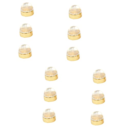 Angoily 12 Stück Ohrringträger Für Stecker Rückseiten Für Nieten Ohrringrückseiten Für Ohrstecker Rückseite Des Ohrringwechsels Ohrstecker Selber Machen Ohrringe Liefert Metall Golden von Angoily