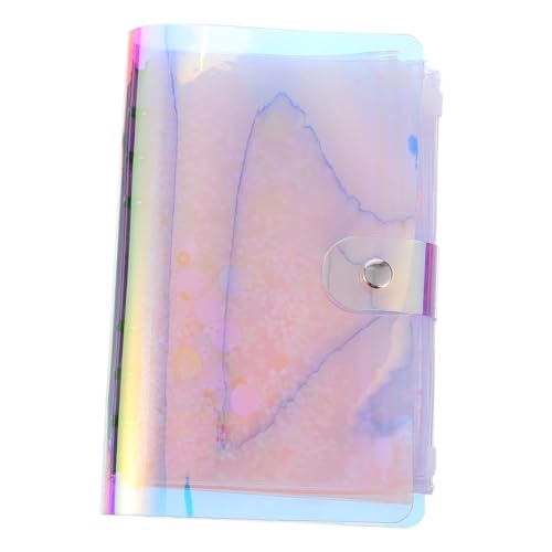 Angoily 12 Stück PVC Notizbuch Ringbuch mit Wiederverwendbare Ordnerhülle für Budgetverwaltung Transparent Leicht und Praktisch für Rechnungen Karten von Angoily