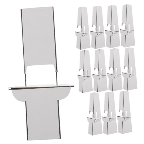 Angoily 12 Stück Papierhalter -displayständer Rezeption Plakatständer Groß Rückseite Der Pappstaffelei Staffeleien Schilderständer Begrüßungskartenständer Hochzeit Für Stand Steht Weiß Angoily 12 Stück Papierhalter -displayständer Rezeption Plakatständer Groß Rückseite Der Pappstaffelei Staffeleien Schilderständer Begrüßungskartenständer Hochzeit Für Stand Steht Weiß von Angoily