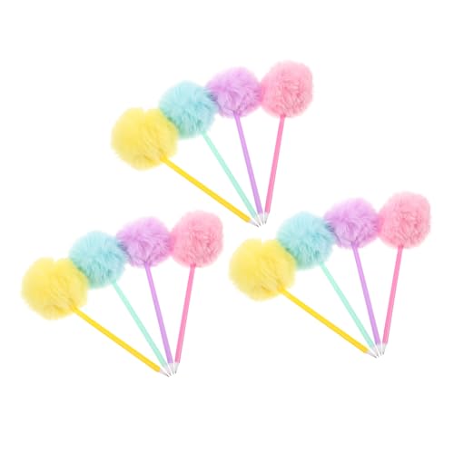 Angoily 12 Stück Pom Pom Kugelschreiber Fluffy Schreibstifte Kreative Plüschkugelschreiber Für Schule Büro Zuhause Dekorative Schreibwaren Angoily 12 Stück Pom Pom Kugelschreiber Fluffy Schreibstifte Kreative Plüschkugelschreiber Für Schule Büro Zuhause Dekorative Schreibwaren von Angoily