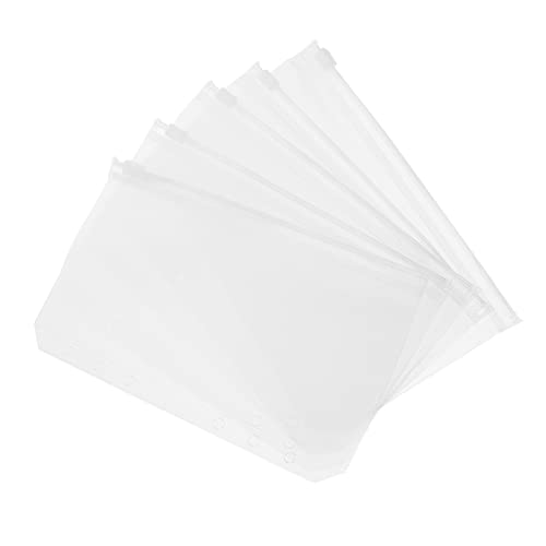 Angoily 12 Stück Reißverschluss Binder Taschen mit Fächern Dokumenten Organizer für Schule Büro Reisen Aufbewahrung von Tickets Quittungen und von Angoily