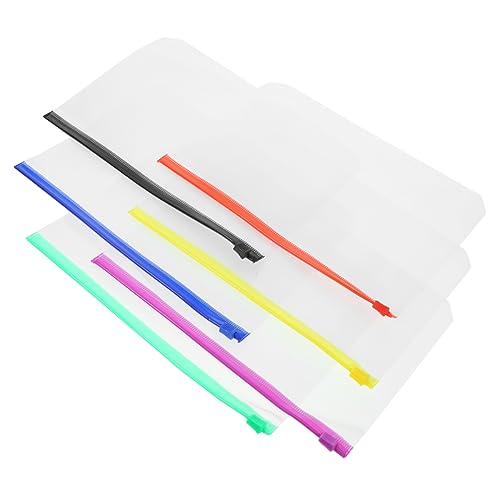 Angoily 12 Stück Reißverschluss Bindertaschen Teiliges PVC Binder Pocket für Dokumente Visitenkarten und Notizen Transparente Organizer mit Praktischem Sichtfenster für Büro und Studium Angoily 12 Stück Reißverschluss Bindertaschen Teiliges PVC Binder Pocket für Dokumente Visitenkarten und Notizen Transparente Organizer mit Praktischem Sichtfenster für Büro und Studium von Angoily