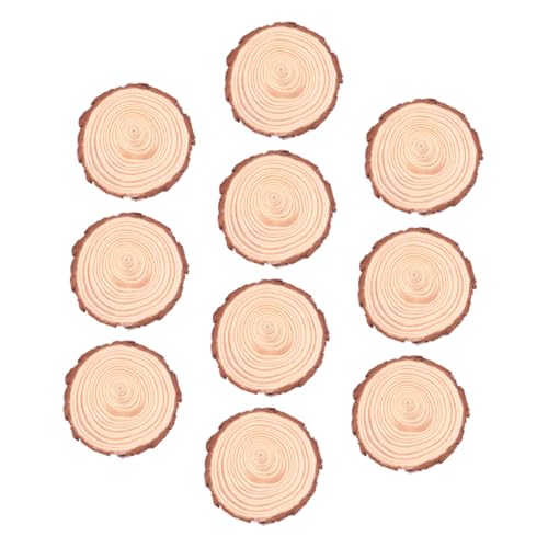 Angoily 12 Stück Rindenuntersetzer Baumscheiben Dekoration Baumscheiben Unbemalte Runde Holzscheiben Holzscheiben Zum Bemalen DIY Bastelzubehör Holzbastelscheiben Holzkreis Runde von Angoily