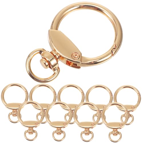 Angoily 12 Stück Ringschnalle aus Legierung Schlüsselkettenringe Schlüsselbund hängend runden gesteckt schlüsselringe Schlüsselanhänger für Zuhause Ring zur Schlüsselorganisation Golden Angoily 12 Stück Ringschnalle aus Legierung Schlüsselkettenringe Schlüsselbund hängend runden gesteckt schlüsselringe Schlüsselanhänger für Zuhause Ring zur Schlüsselorganisation Golden von Angoily