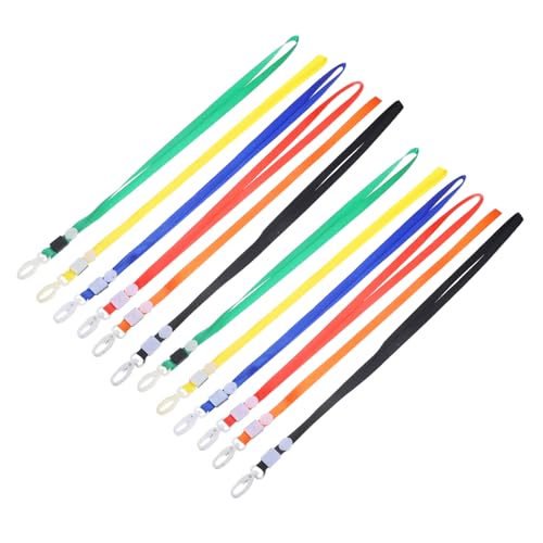 Angoily 12 Stück Schlüsselband mit Namensschild Kartenkarton Schlüsselbund Lanyard Plastikverteidiger Abzeichen Lanyards Ausweishalterriemen ID-Schlüsselband Schleife Zufällige Farbe Angoily 12 Stück Schlüsselband mit Namensschild Kartenkarton Schlüsselbund Lanyard Plastikverteidiger Abzeichen Lanyards Ausweishalterriemen ID-Schlüsselband Schleife Zufällige Farbe von Angoily