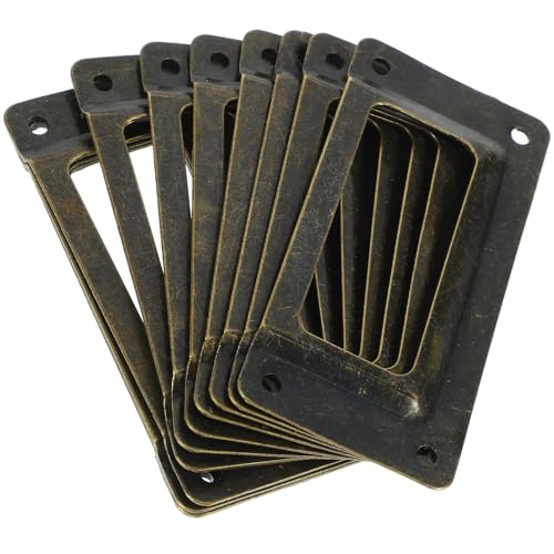 Angoily 12 Stück Schmiedeeisen -Visitzirmenrahmen Halter Etikettenrahmen für den Schrank Etikettenrahmen für Schubladen Schubladen-Tag-Rahmen Vintage-Etikettenrahmen aus Metall Angoily 12 Stück Schmiedeeisen -Visitzirmenrahmen Halter Etikettenrahmen für den Schrank Etikettenrahmen für Schubladen Schubladen-Tag-Rahmen Vintage-Etikettenrahmen aus Metall von Angoily
