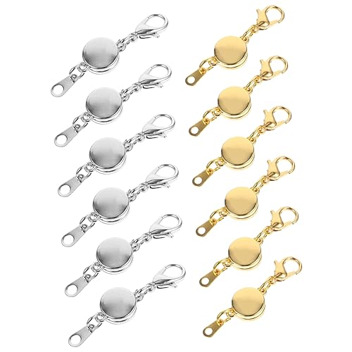 Angoily 12 Stück Schmuckschnalle Karabinerverschluss Schmuck Halskette Schnalle Magnetverschluss Für Armbänder Magnetverschlüsse Verschlüsse Für Schmuck Schnallenverschlüsse Legierung Angoily 12 Stück Schmuckschnalle Karabinerverschluss Schmuck Halskette Schnalle Magnetverschluss Für Armbänder Magnetverschlüsse Verschlüsse Für Schmuck Schnallenverschlüsse Legierung von Angoily
