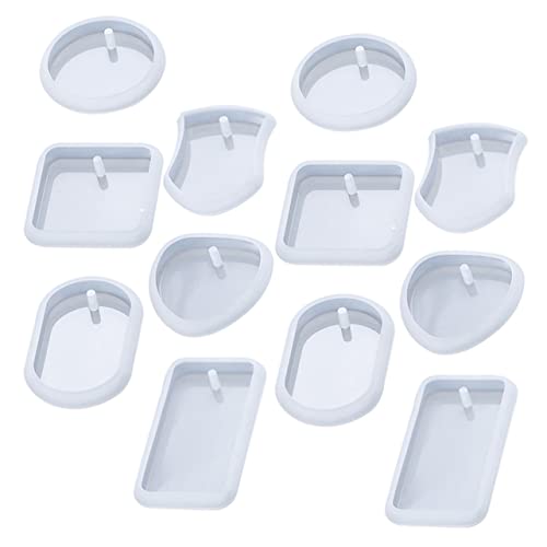 Angoily 12 Stück Silikonformen für Diy Schmuckherstellung Epoxidharz Gießform für Anhänger Schlüsselanhänger und Ornamentgestaltung für Kreative Bastelprojekte Angoily 12 Stück Silikonformen für Diy Schmuckherstellung Epoxidharz Gießform für Anhänger Schlüsselanhänger und Ornamentgestaltung für Kreative Bastelprojekte von Angoily