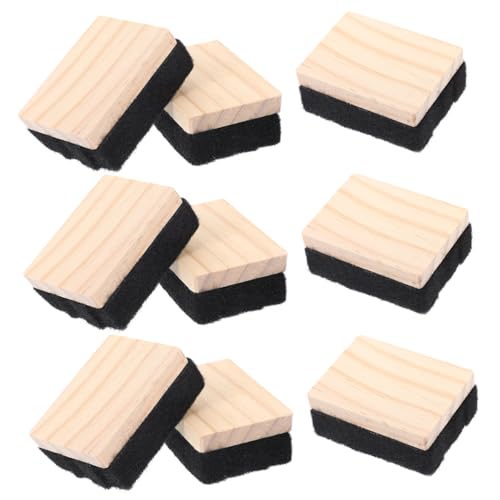 Angoily 12 Stück Tafelradierer aus Holz whiteboardreiniger Whiteboard Radiergummi Gummi-Radiergummis Whiteboard-Radiergummis für das Klassenzimmer Whiteboard-Trockenlöscher Trockenradierer Angoily 12 Stück Tafelradierer aus Holz whiteboardreiniger Whiteboard Radiergummi Gummi-Radiergummis Whiteboard-Radiergummis für das Klassenzimmer Whiteboard-Trockenlöscher Trockenradierer von Angoily