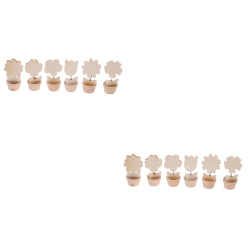 Angoily 12 Stück Teiliges DIY Holzblumentopf mit Unvollendetem Blumenmotiv Farbpigmenten und Zeichenstift Schwingende Holzpflanzen Stabile Tischdeko für Zuhause Angoily 12 Stück Teiliges DIY Holzblumentopf mit Unvollendetem Blumenmotiv Farbpigmenten und Zeichenstift Schwingende Holzpflanzen Stabile Tischdeko für Zuhause von Angoily