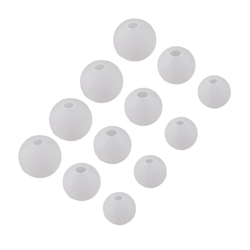 Angoily 12 Stück Teiliges DIY Silikonformen Kugelförmige Gießformen für Epoxidharz Basteln Flexible Wiederverwendbare Resin Moulds für Schmuckherstellung und Kreative Handarbeiten Angoily 12 Stück Teiliges DIY Silikonformen Kugelförmige Gießformen für Epoxidharz Basteln Flexible Wiederverwendbare Resin Moulds für Schmuckherstellung und Kreative Handarbeiten von Angoily