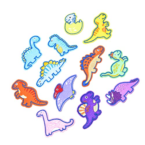 Angoily 12 Stück Teiliges Dinosaurier Bügel und Näh Patch Bestickte Applikationen für DIY Kinderkleidung Rucksäcke Taschen Langlebige Stoffflicken zum Aufbügeln und Aufnähen Farbenfrohe Angoily 12 Stück Teiliges Dinosaurier Bügel und Näh Patch Bestickte Applikationen für DIY Kinderkleidung Rucksäcke Taschen Langlebige Stoffflicken zum Aufbügeln und Aufnähen Farbenfrohe von Angoily