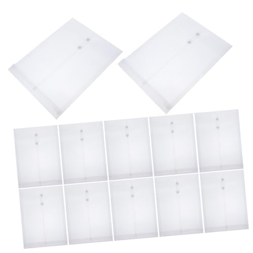 Angoily 12 Stück Teiliges Dokumentenmappe Transparente Wasserdichte Wiederverwendbare Sichttaschen mit Schnurverschluss Großer Stauraum für Schule Büro und Dokumentenorganisation Angoily 12 Stück Teiliges Dokumentenmappe Transparente Wasserdichte Wiederverwendbare Sichttaschen mit Schnurverschluss Großer Stauraum für Schule Büro und Dokumentenorganisation von Angoily