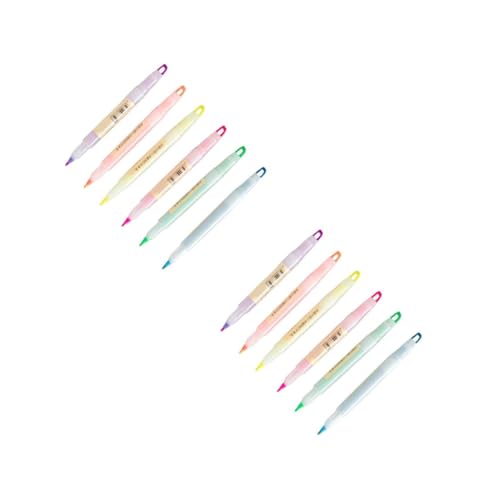 Angoily 12 Stück Teiliges Double Ended Textmarker Bunte Fluoreszierende Marker Stifte Wasserfest Klarer Farbauftrag Ergonomisch für Schule Büro Studenten Notizen Zufällige Angoily 12 Stück Teiliges Double Ended Textmarker Bunte Fluoreszierende Marker Stifte Wasserfest Klarer Farbauftrag Ergonomisch für Schule Büro Studenten Notizen Zufällige von Angoily