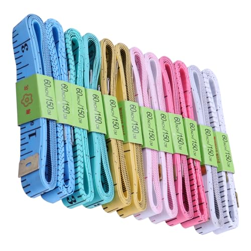 Angoily 12 Stück Teiliges Flexibles Maßband Weiches Schneiderband für Körper Handwerk Langlebiges Kunststoff maßband Leicht Tragbar Vielseitig für Nähen und Präzise Zufällige Farbe Angoily 12 Stück Teiliges Flexibles Maßband Weiches Schneiderband für Körper Handwerk Langlebiges Kunststoff maßband Leicht Tragbar Vielseitig für Nähen und Präzise Zufällige Farbe von Angoily