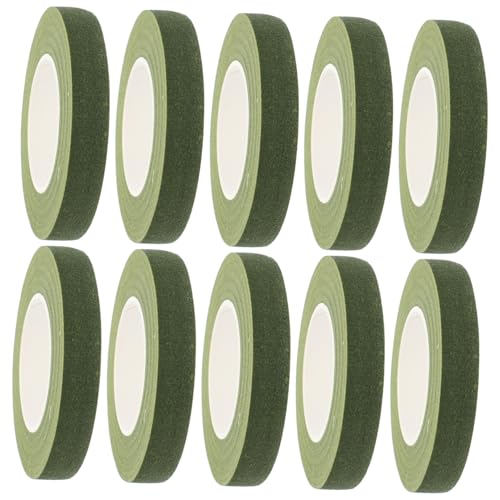 Angoily 12 Stück Teiliges Floristenband Yards Dehnbares und Flexibles Klebeband für Blumenstiele Sicheres Wickeln bei Hochzeitssträußen DIY Bastelprojekte und Blumendekorationen von Angoily
