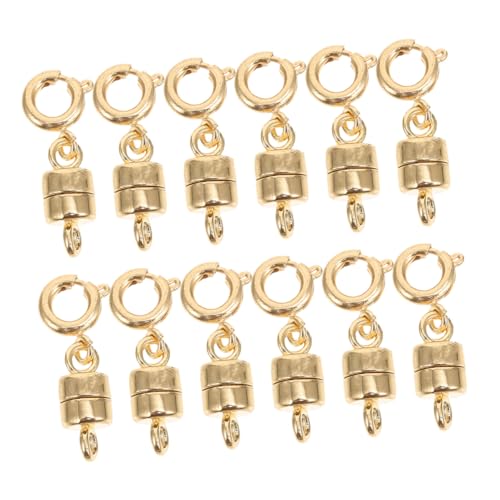 Angoily 12 Stück Teiliges Magnetverschluss Schmuck mit Karabinerverschluss Flexible Kettenverlängerung und Verschlussclips für Armbänder Halsketten Fußkettchen Einfache Handhabung und Angoily 12 Stück Teiliges Magnetverschluss Schmuck mit Karabinerverschluss Flexible Kettenverlängerung und Verschlussclips für Armbänder Halsketten Fußkettchen Einfache Handhabung und von Angoily