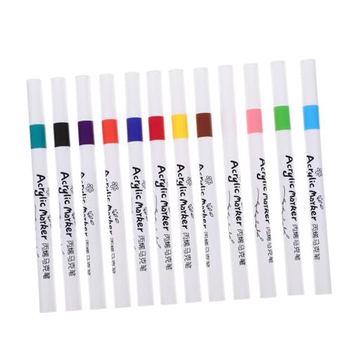 Angoily 12 Stück Teiliges Malstifte Wasserdichte Graffiti Marker für Diy Projekte für Sicher und Angoily 12 Stück Teiliges Malstifte Wasserdichte Graffiti Marker für Diy Projekte für Sicher und von Angoily