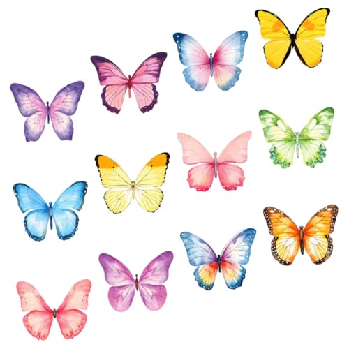 Angoily 12 Stück Teiliges Memo pad Schmetterling Motiv Selbstklebende Notizzettel Bunte Papier Haftnotizen Praktisch für Büro Schule und Zuhause zum Beschriften und Erinnern Angoily 12 Stück Teiliges Memo pad Schmetterling Motiv Selbstklebende Notizzettel Bunte Papier Haftnotizen Praktisch für Büro Schule und Zuhause zum Beschriften und Erinnern von Angoily